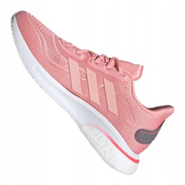 Scarpe da corsa adidas Supernova W FV6021 bianco rosa 1