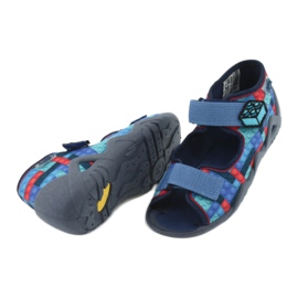 Scarpe per bambini Befado 250P094 rosso blu multicolore 4