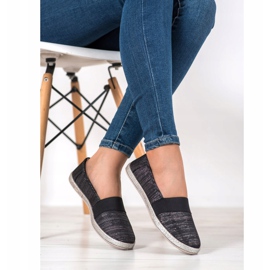 SHELOVET Eleganti scarpe da ginnastica slip-on nero 2