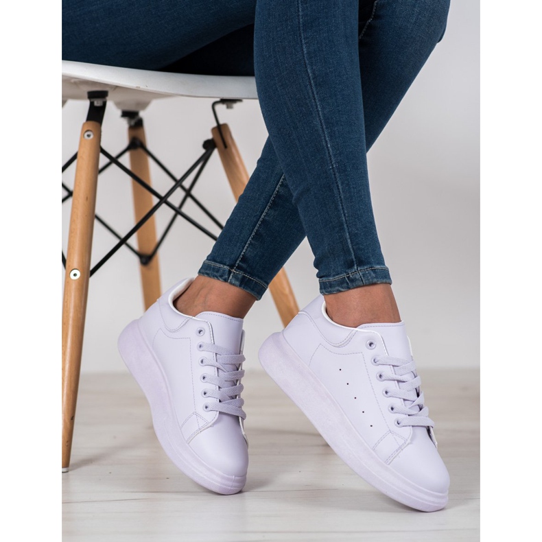 SHELOVET Sneakers viola sulla piattaforma 1