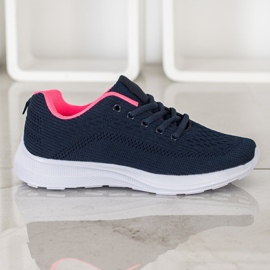 Bona Comode scarpe sportive blu navy 1