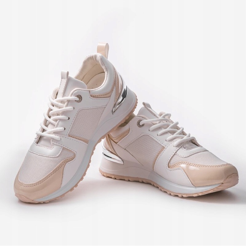 Scarpe sportive PC35 beige alla moda marrone 2