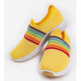 Scarpe sportive slip-on BS30 gialle multicolore giallo 1