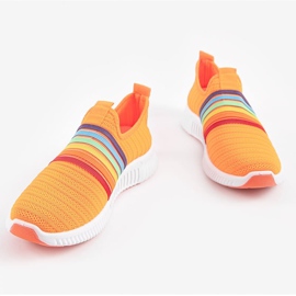 Scarpe sportive slip-on BS30 arancione neon arancia multicolore 2