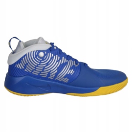 Scarpa da basket Nike Team Hustle D 9 Jr AQ4224-404 multicolore blu 1