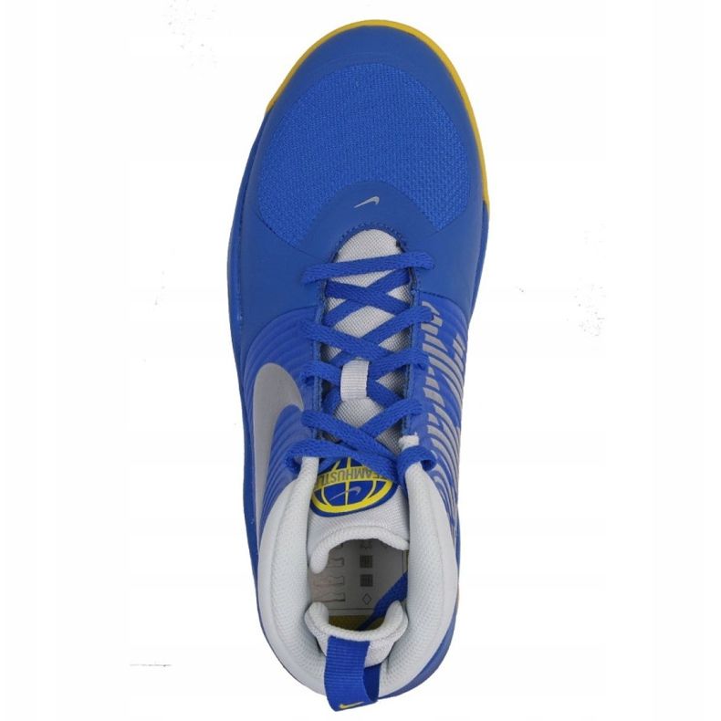 Scarpa da basket Nike Team Hustle D 9 Jr AQ4224-404 multicolore blu 2