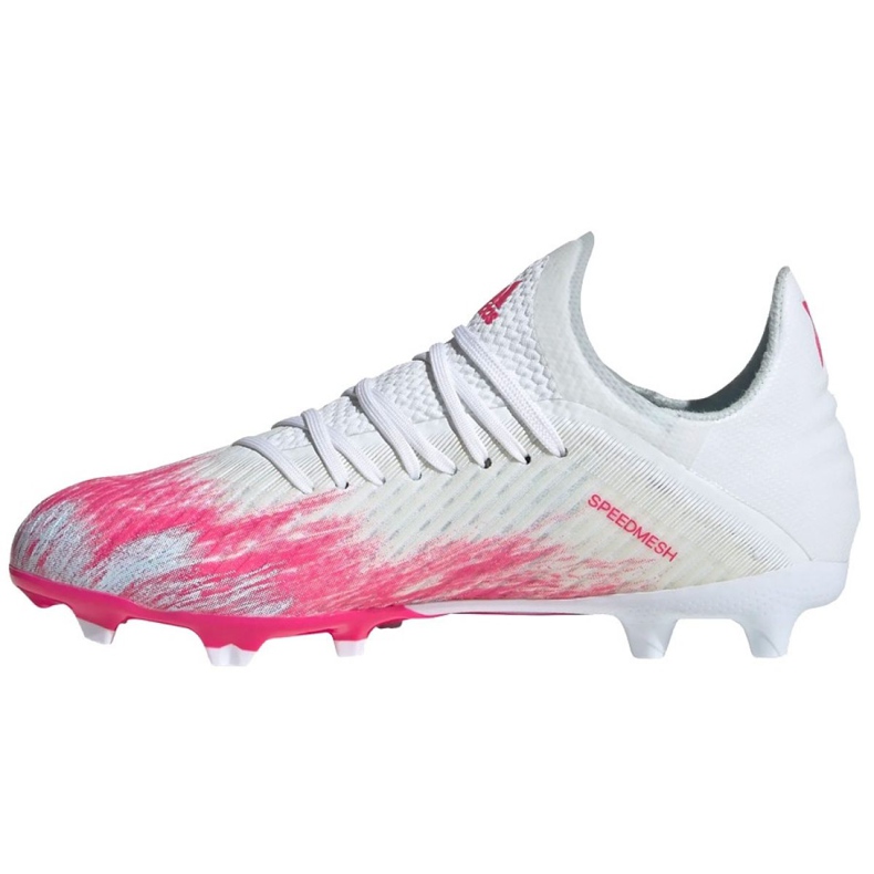 Scarpe da calcio Adidas X 19.1 Fg Jr EG7163 multicolore bianca 2