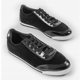 Scarpe da uomo eleganti nere JX-22 nero 2