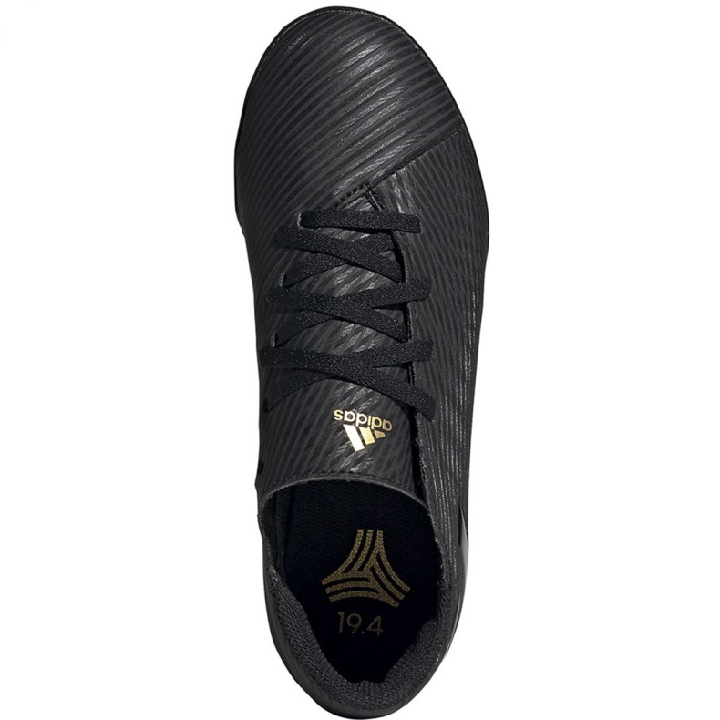 Le scarpe da calcio adidas Nemeziz 19.4 Tf Jr EG3313 nero nero 1