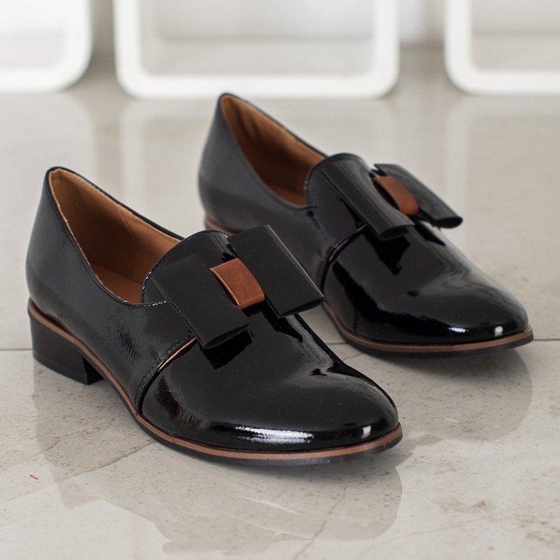 Décolleté laccate VINCEZA nero 1