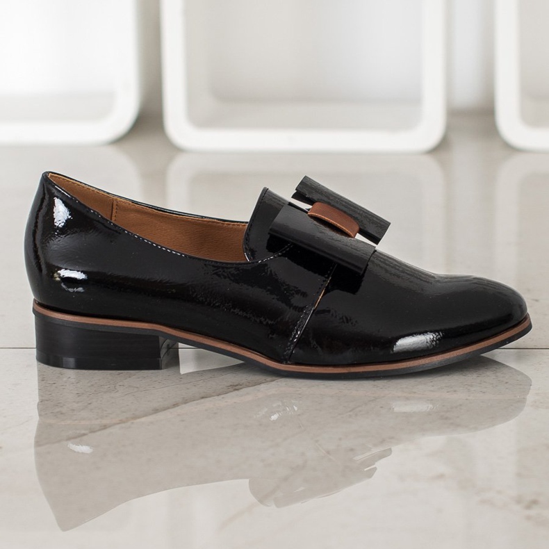 Décolleté laccate VINCEZA nero 2