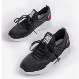 Scarpe sportive da donna nere SH801-D nero 2