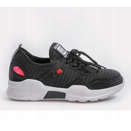 Scarpe sportive da donna nere SH801-D nero 1
