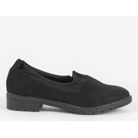 Scarpe slip-on nere con elastico 240-1 nero 1