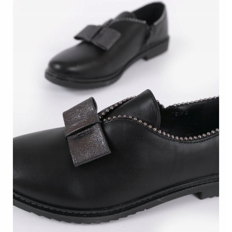 BM Slip-on nere con fiocco 239-2 nero 1