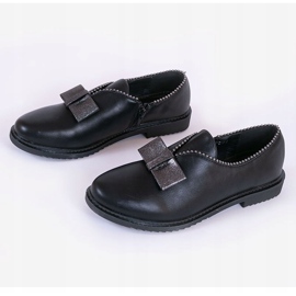 BM Slip-on nere con fiocco 239-2 nero 2