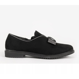 Slip-on nere con fiocco 239-1 nero 1