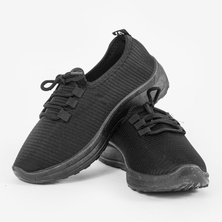 LR005-0 scarpe sportive slip-on nere nero 2