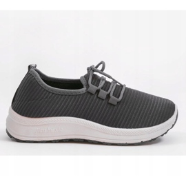 Scarpe sportive slip-on grigie LR005-3 grigio 1