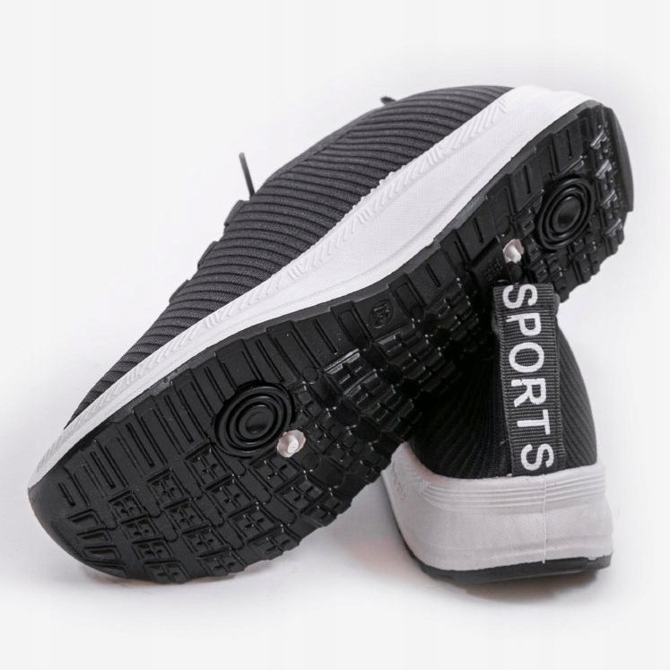 Scarpe sportive slip-on grigie LR005-3 grigio 2