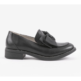 Scarpe slip-on nere con fiocco RS-WED2 nero 1