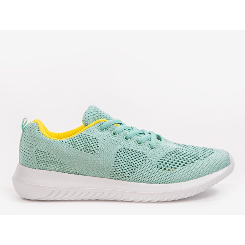 Scarpe sportive traforate verdi T101-9 verde 1
