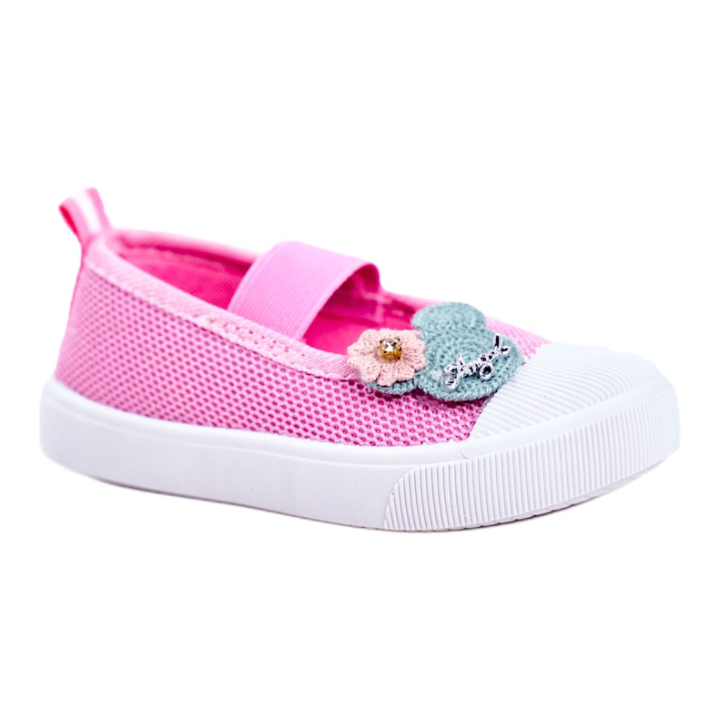 Le Scarpe Sneakers rosa con velcro per bambini Estienne 3