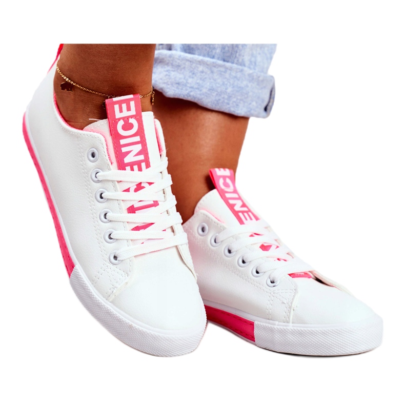 SEA Sneakers Classiche da Donna Fucsia Ville bianco rosa 3