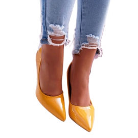 SEA Scarpe col tacco alto da donna Yanna gialle giallo 1
