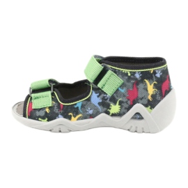 Scarpe per bambini Befado 250P092 grigio multicolore verde 1