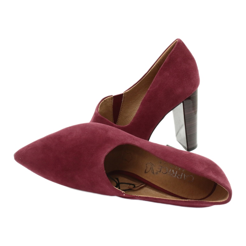 Caprice Borgogna femminile Scarpe da donna/vino sede 24402 rosso 4