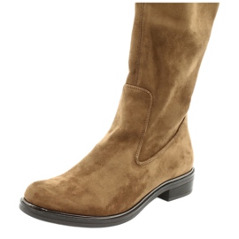 Stivali donna elasticizzati Caprice 25512 cognac marrone 5