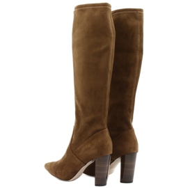 Stivali donna Caprice 25501-25 cognac stretch multicolore 4