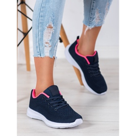 Bona Comode scarpe sportive blu navy 2