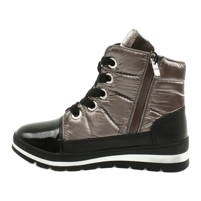 Doposci marroni, membrana Caprice 26212 marrone nero 1