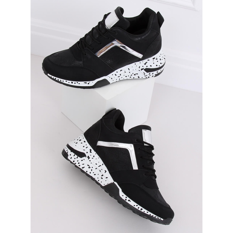Scarpe sportive nere nere C131 Negro nero 2