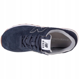 Scarpe New Balance M ML574EMA blu navy 2