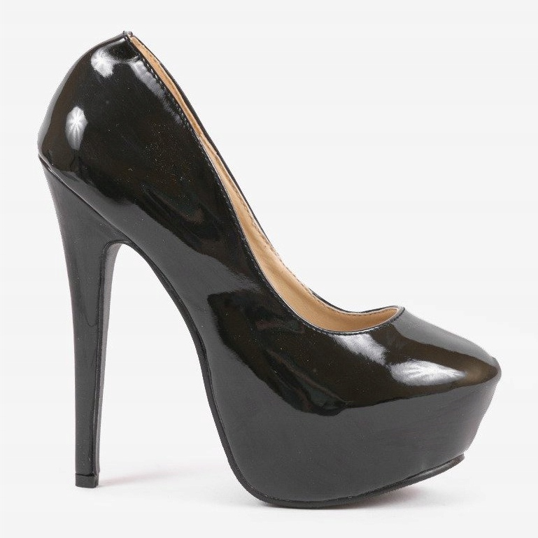 Tacchi alti laccati neri 0041-1 nero 1