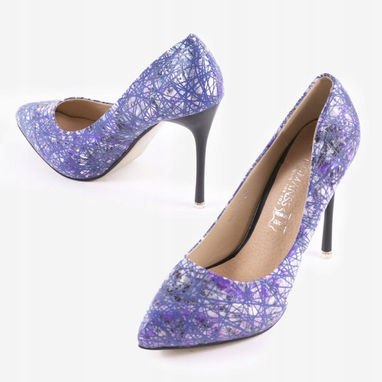 Spille di fiori viola 0116-4 multicolore 2