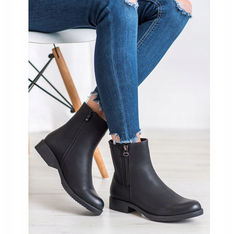 J. Star Stivali Alti Con Ecopelle nero 2