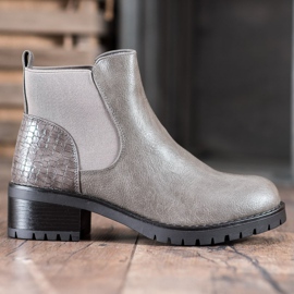 J. Star Stivali slip-on su un palo grigio 2