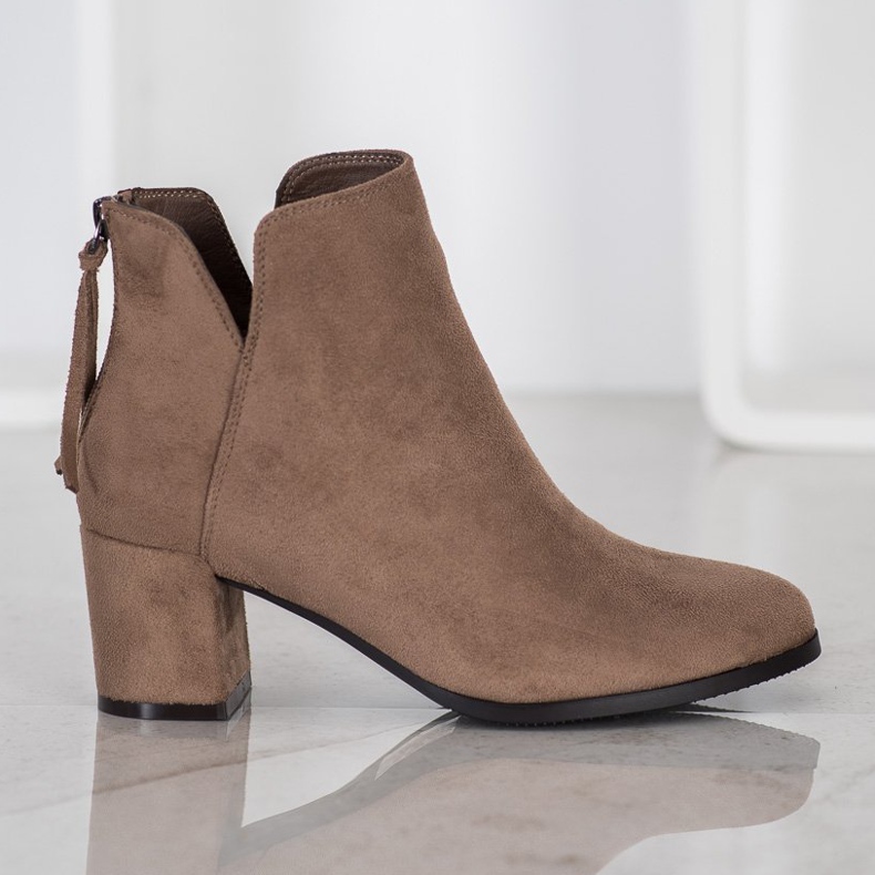 VINCEZA Stivali con Cerniera marrone 1