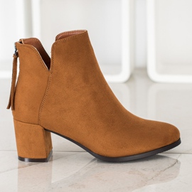 VINCEZA Stivali con Cerniera marrone 2