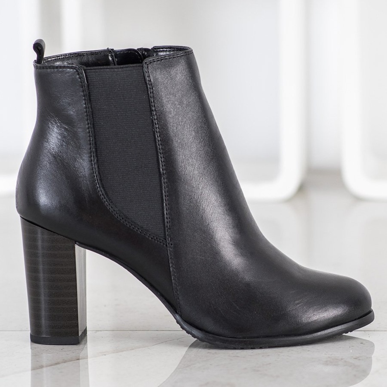 Evento Stivaletti classici in pelle nero 2