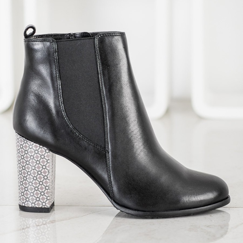 Evento Stivaletti classici in pelle nero 2
