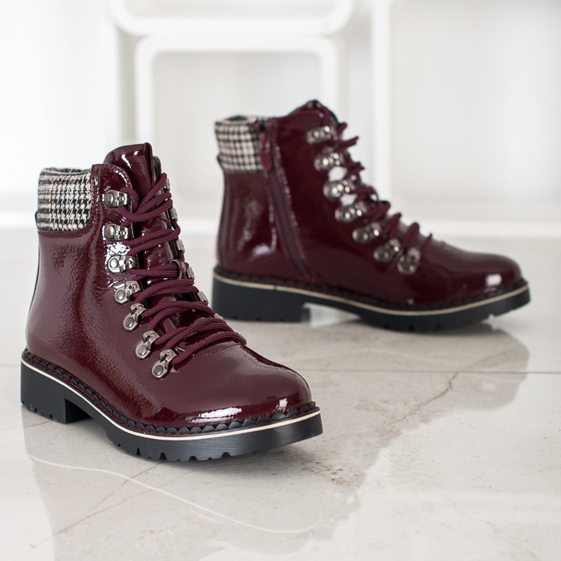 Evento Trappers bordeaux laccati rosso 1