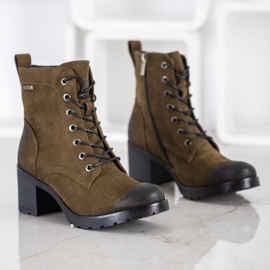 VINCEZA stivali scamosciati multicolore verde 1