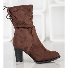 J. Star Stivali alti, marrone scuro 2