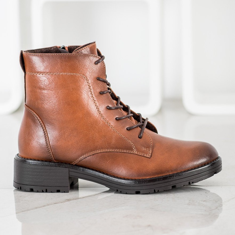 Eleganti VINCEZA Trappers marrone 2