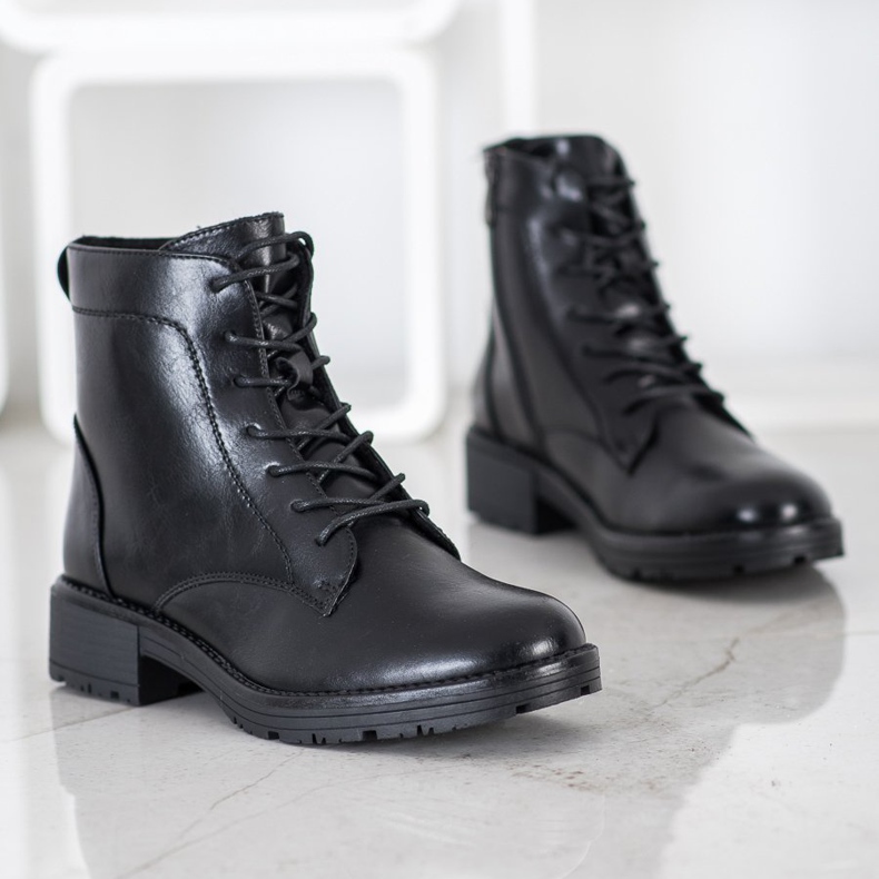 Eleganti VINCEZA Trappers nero 1